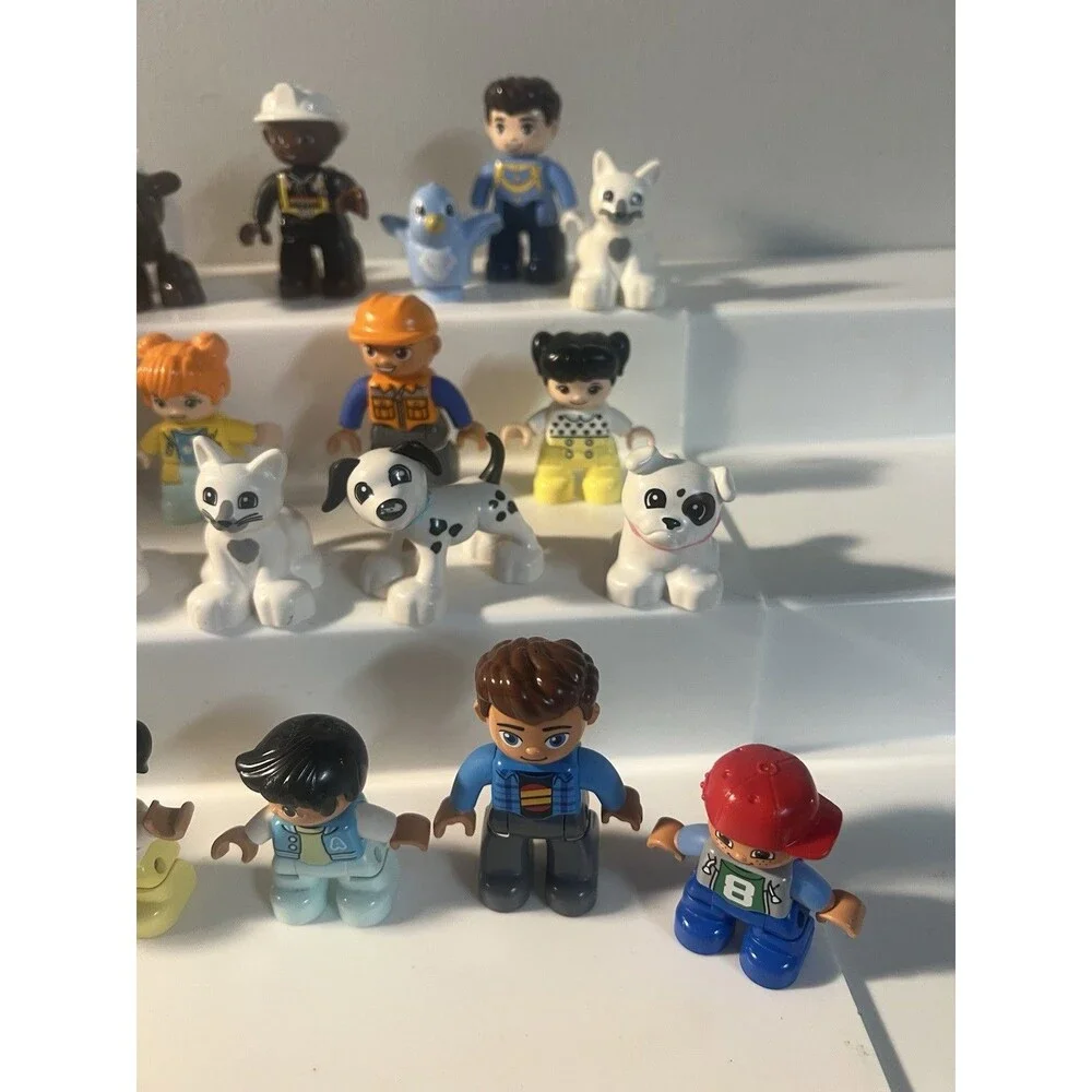 Lot of 27 Lego Duplo Figures Toys Animals Boys Girls Pets Characters